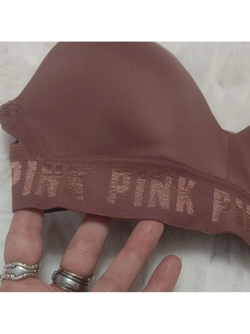 PINK by VS Wear everywhere Wireless lightly lined bra size 32A Purplish Pink - Picture 2 of 9
